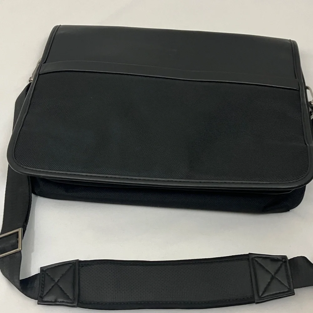 Black Men's Messenger Laptop 15” inch Bag
